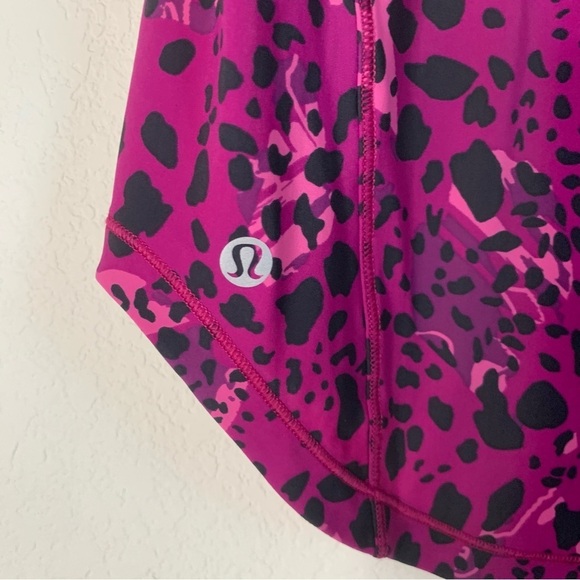 Lululemon womens sculpt tank purple animal printed athletic sleeveless top 4 NEW - Picture 7 of 8